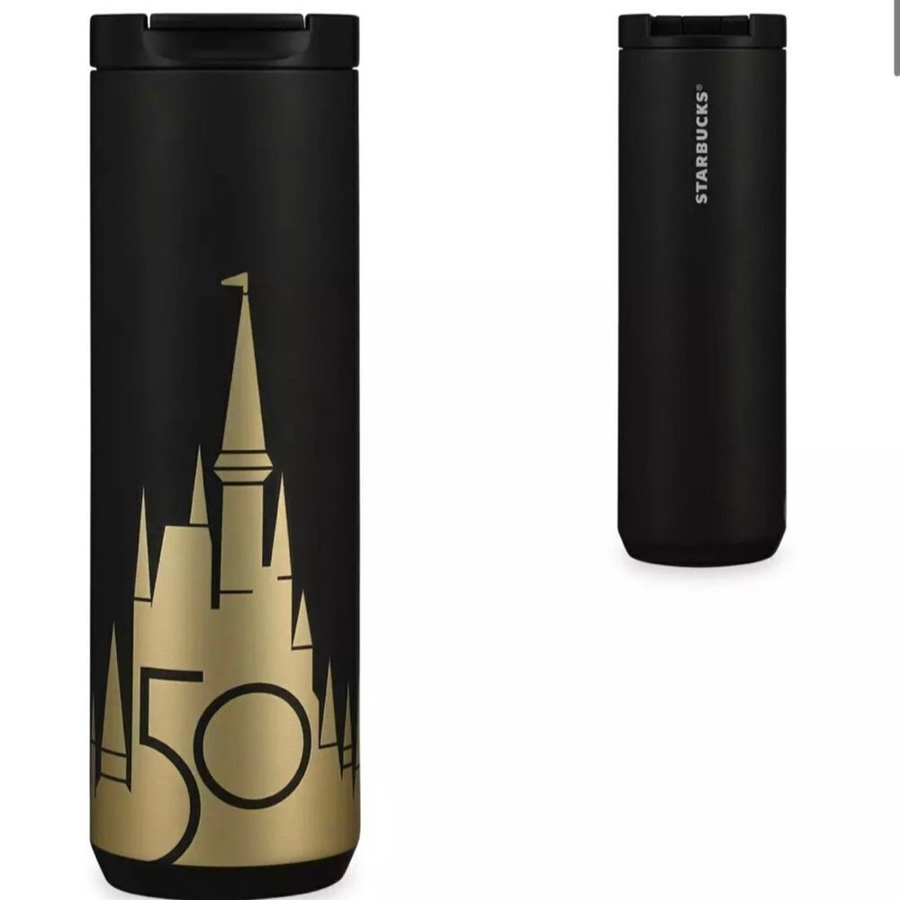Walt Disney World 50th Anniversary Starbucks Travel Tumbler